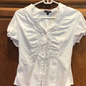 Women’s Express Shirt, Small, white.